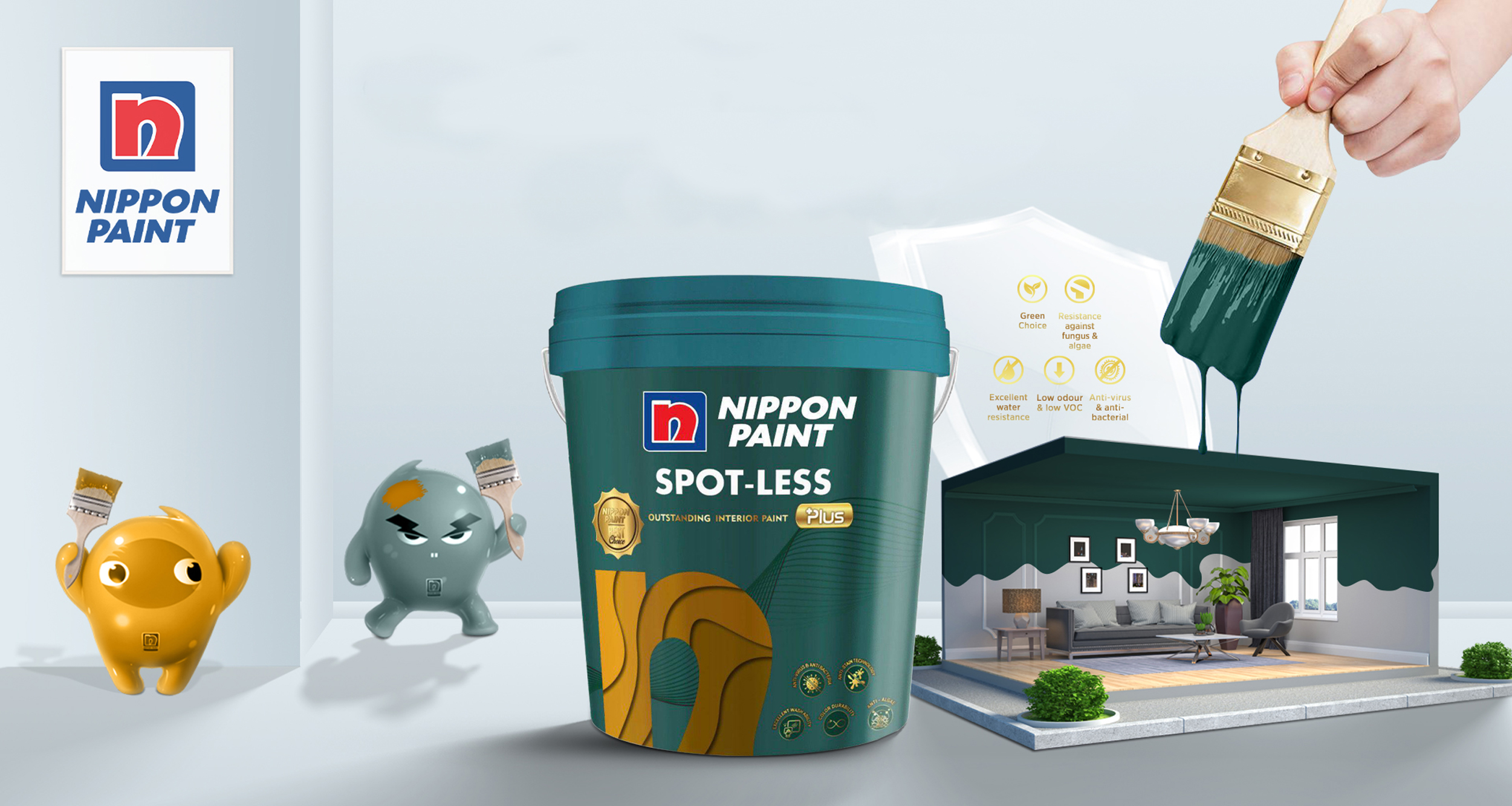 Nippon Paint Cambodia ថ្នាំលាបពណ៍ផ្ទះ